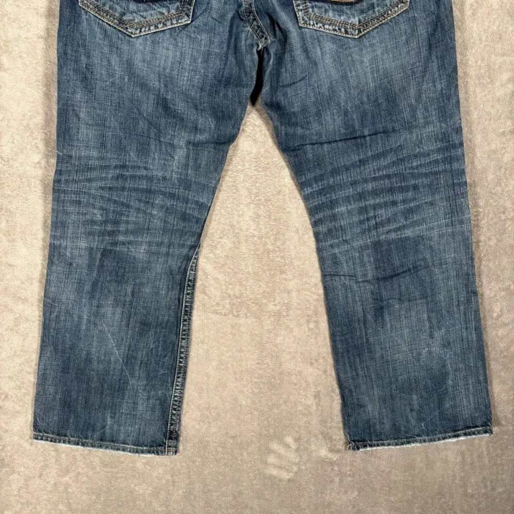 Silver Jeans Co Gordie Jeans‎ Mens Fit 34x28 Loose Fit Straight Leg Blue Denim
